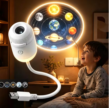 ORBILUM – Proyector Galaxia con Discos Intercambiables